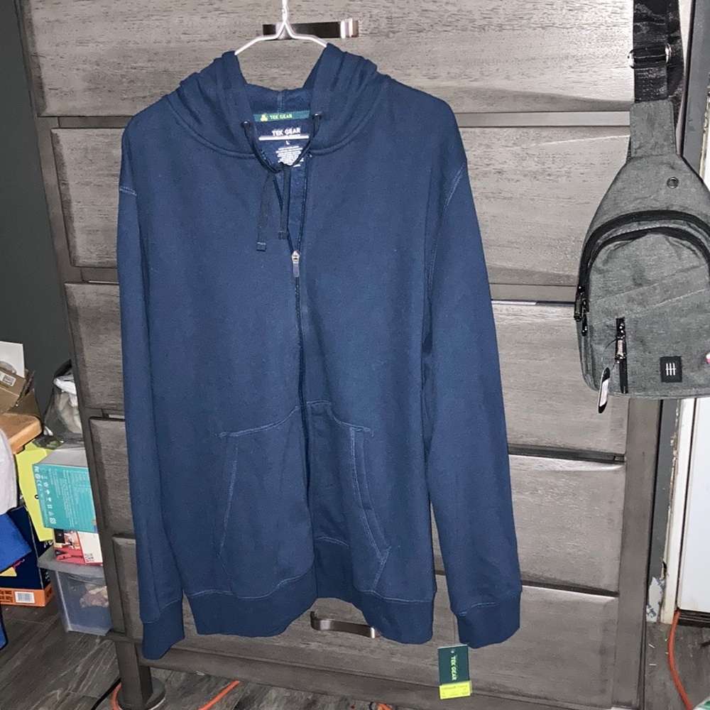 Tek gear ultra soft fleece zip-up sweater